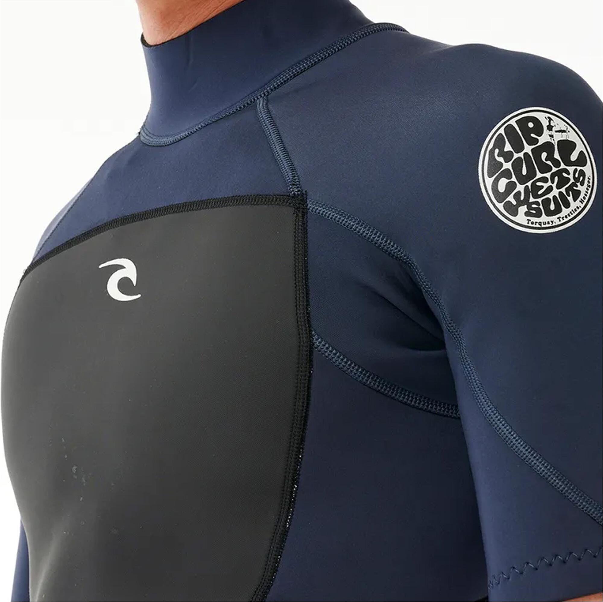 2024 Rip Curl Mens Omega 2mm Back Zip Shorty Wetsuit 11LMSP Slate